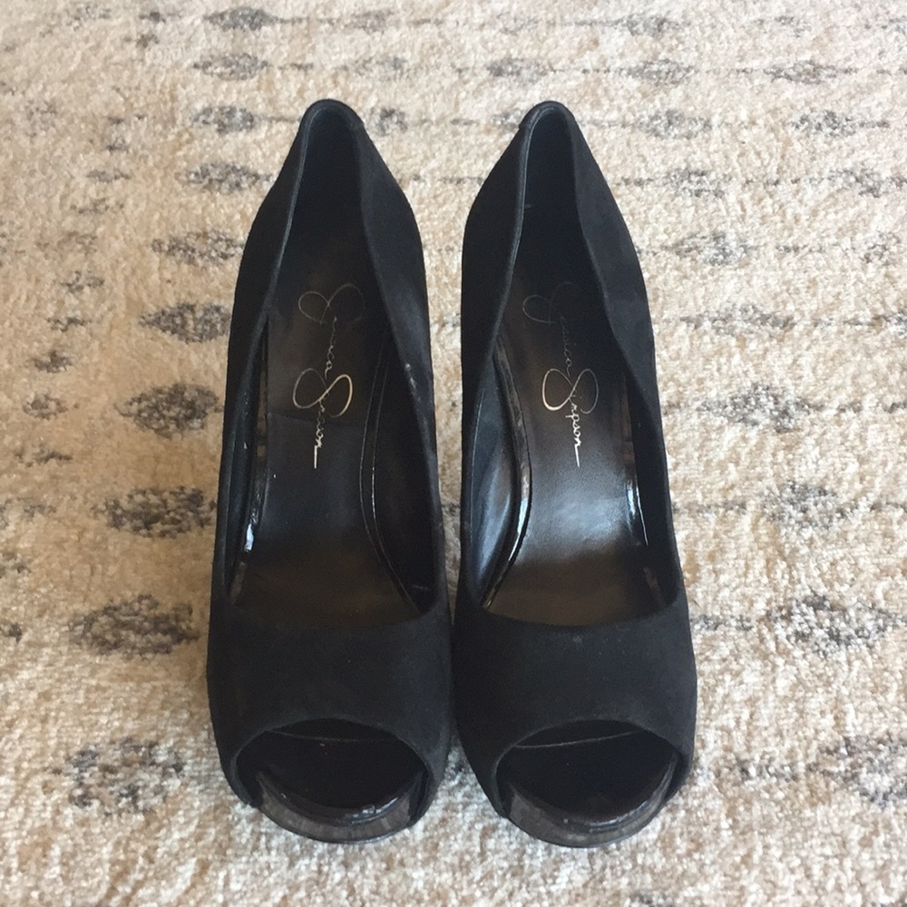 Jessica Simpson Black Heels